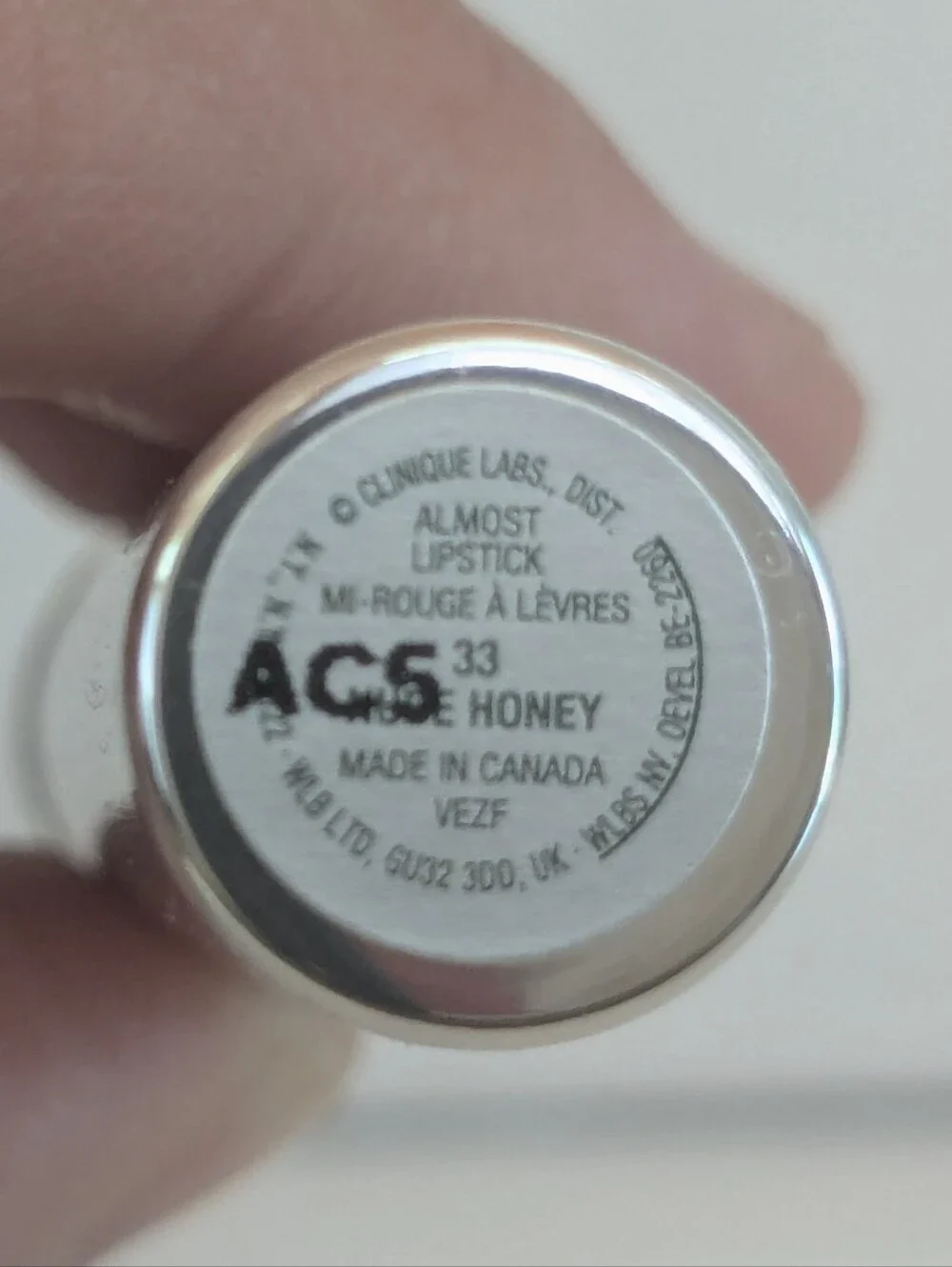 Clinique Almost Lipstick 33 Nude Honey